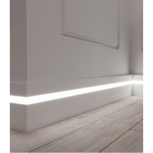 Плинтус под покраску с подсветкой PN 101 LED